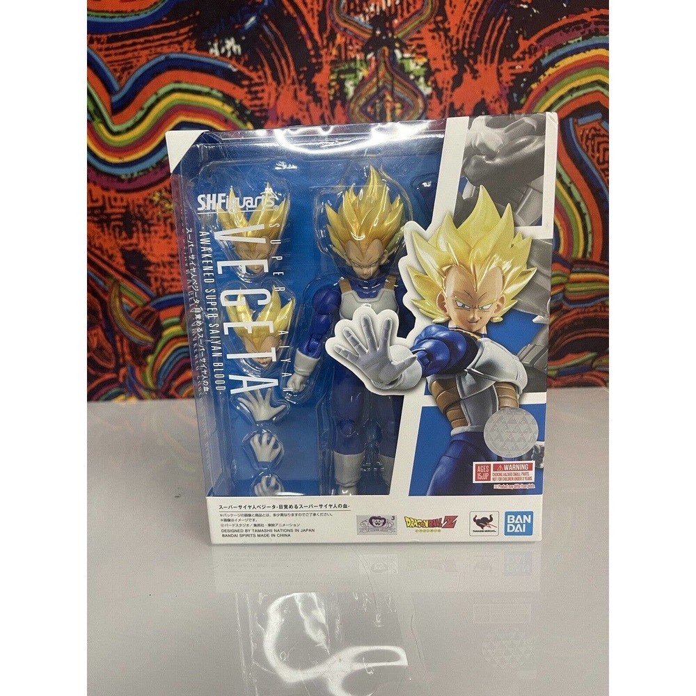Bandai S.H.Figuarts Super Saiyan God Blue SSGSS Vegeta Dragon Ball Super SHF